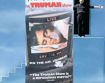 El show de Truman (1998) VHS - Inspeccionado, limpiado y rebobinado