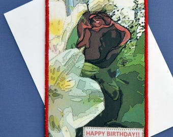 Happy Birthday Roses Card