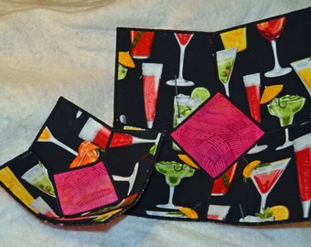 Cocktails Anyone Quilted Bowl Set