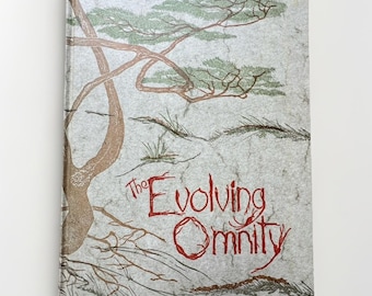 Gwen Frostic Linocut Nature Art Book- The Evolving Omnity- 1981 First Edition