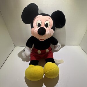 Pluszowa Myszka Miki z lat 70. i 80. XX wieku, Walt Disney World, Disneyland, 10 cali zdjęcie 3
