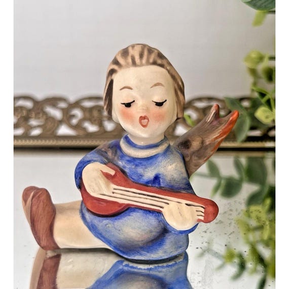 Hummel 238/A Angel With Lute TMK5 Goebel Figurine Vintage Germany