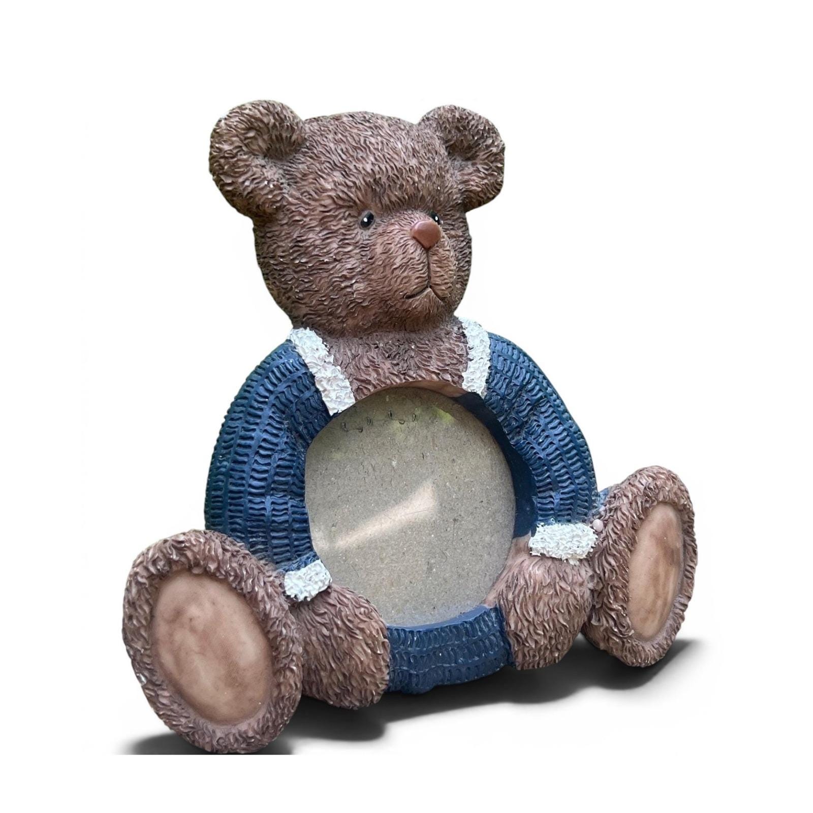 Vintage Ceramic Bear Picture Frame - Etsy