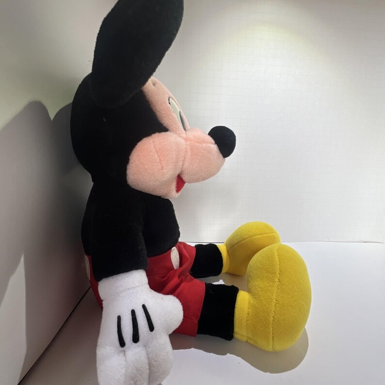 Pluszowa Myszka Miki z lat 70. i 80. XX wieku, Walt Disney World, Disneyland, 10 cali zdjęcie 6