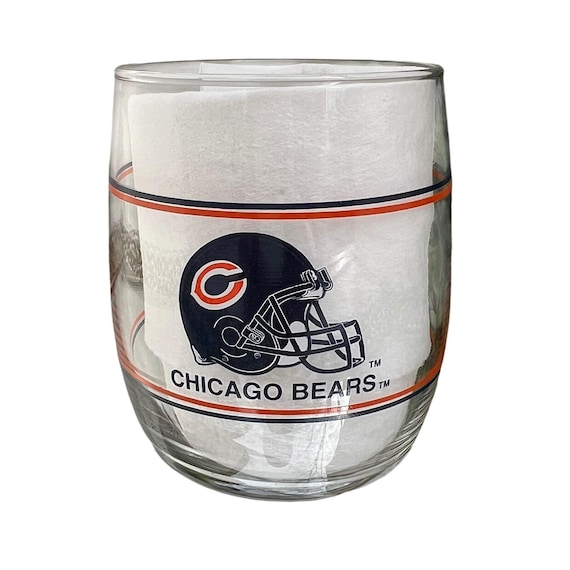 Chicago Bears Whiskey Glass Glassware NFL Football Sports Fan 10oz