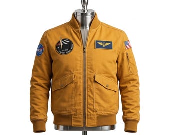 Project Hail Mary Ryland Grace Yellow Bomber Jacket | Sci-Fi Astronaut Style Corduroy Coat
