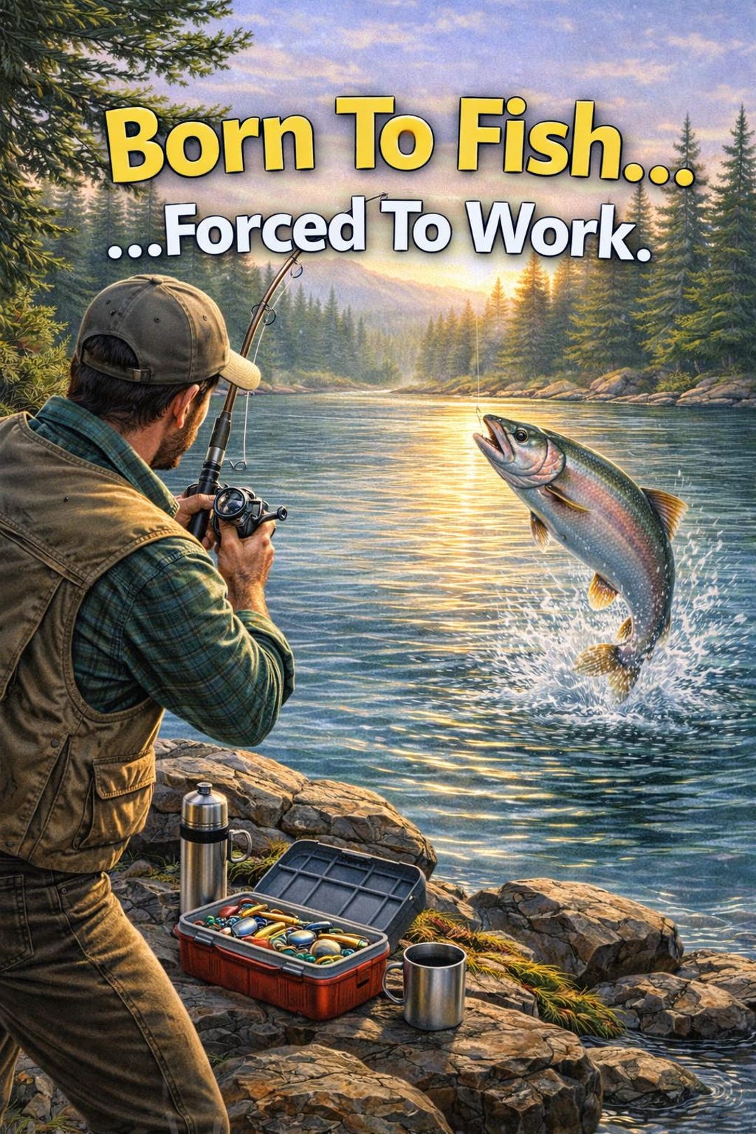 Funny Fishing Birthday Card – Printable 5x7 – Instant Download ...