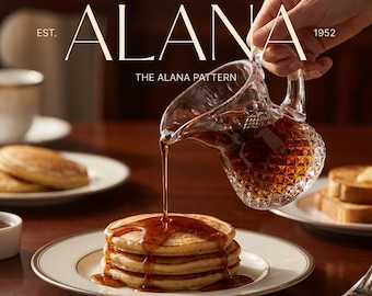 Waterford Crystal Alana Pattern 6oz Creamer or Syrup Pitcher