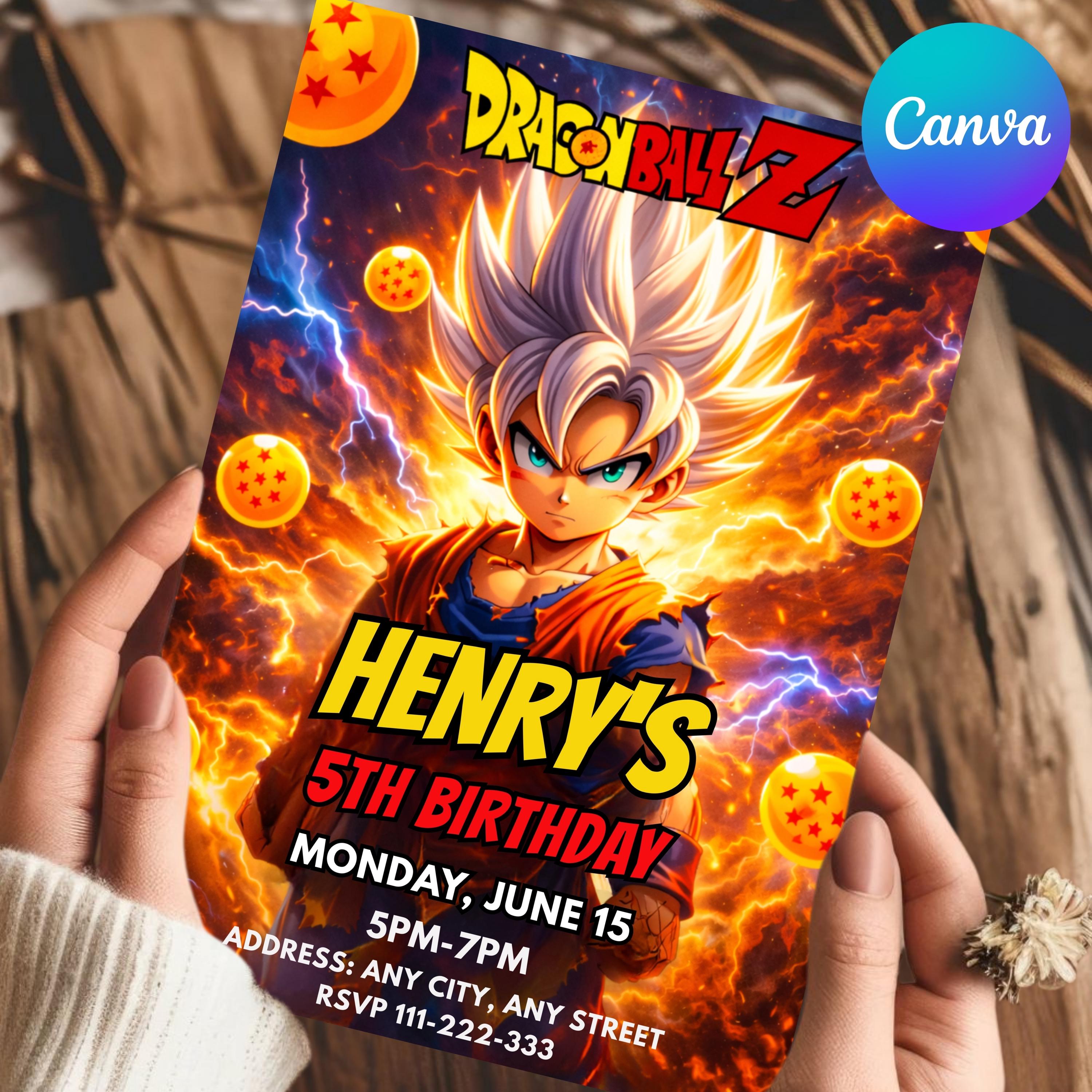 Dragon ball birthday card - Etsy 日本