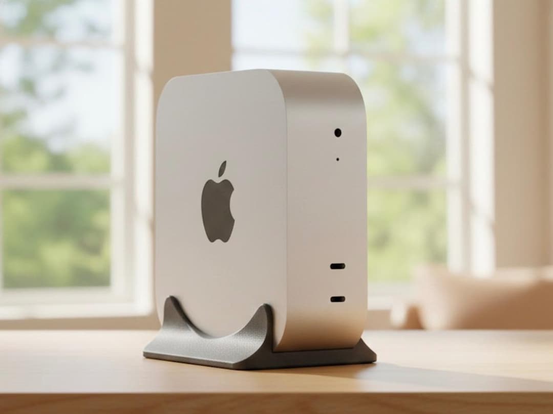 Mac Mini M4 Vertical Stand, Minimal Desktop Space Saver Accessory - Etsy