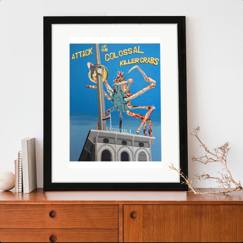 Giclee Fine Art Print of 'Attack Of The Colossal Killer Crabs' image 3