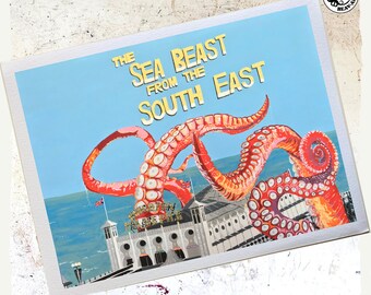 Giclee Fine Art Print of &#39;The Sea Beast From The South East&#39;