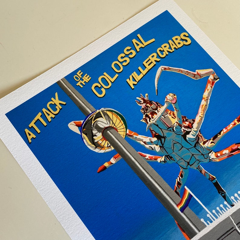 Giclee Fine Art Print of 'Attack Of The Colossal Killer Crabs' image 2
