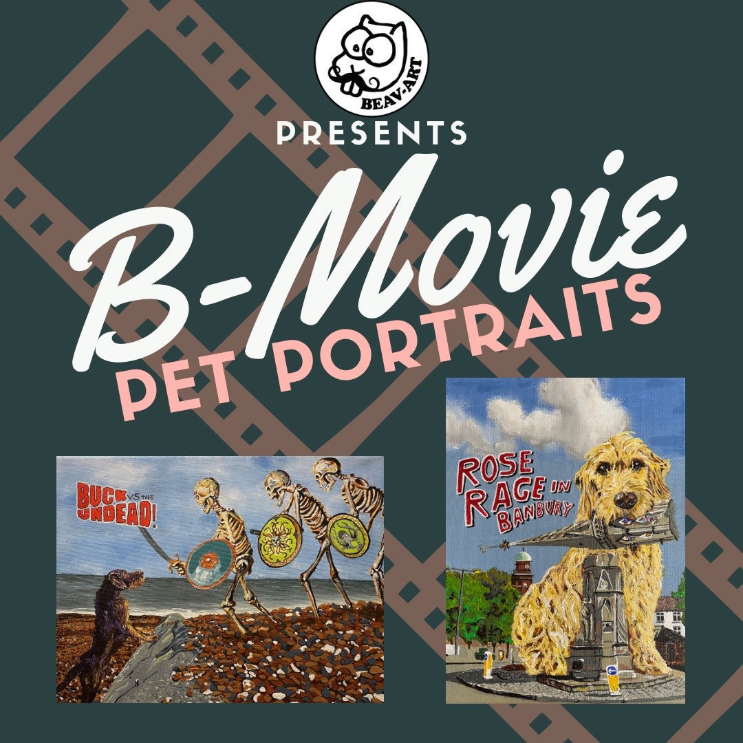 B-movie Pet Portraits