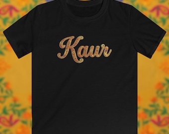 T-shirt in Kaur Phulkari-stijl voor kinderen