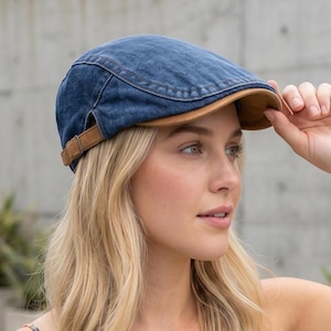 Minimalist Women Flat Cap | Daily Wear Lightweight Casual Adjustable Head Wear