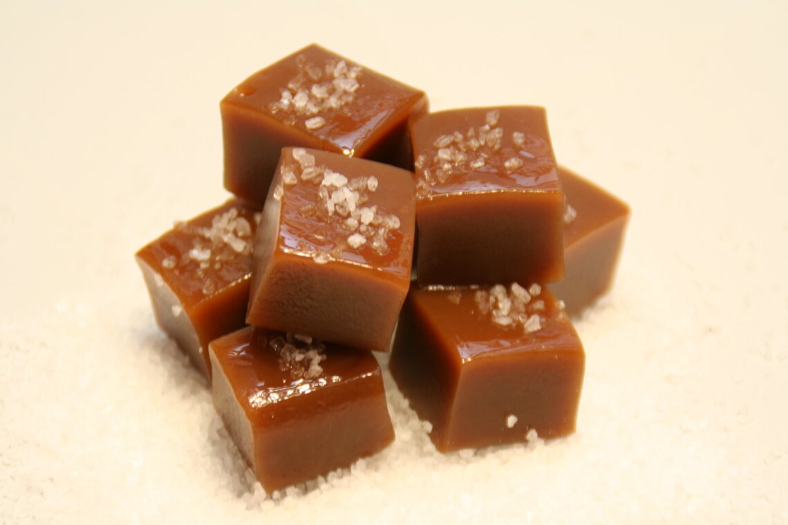 Handmade Fleur De Sel Salted Caramels Etsy