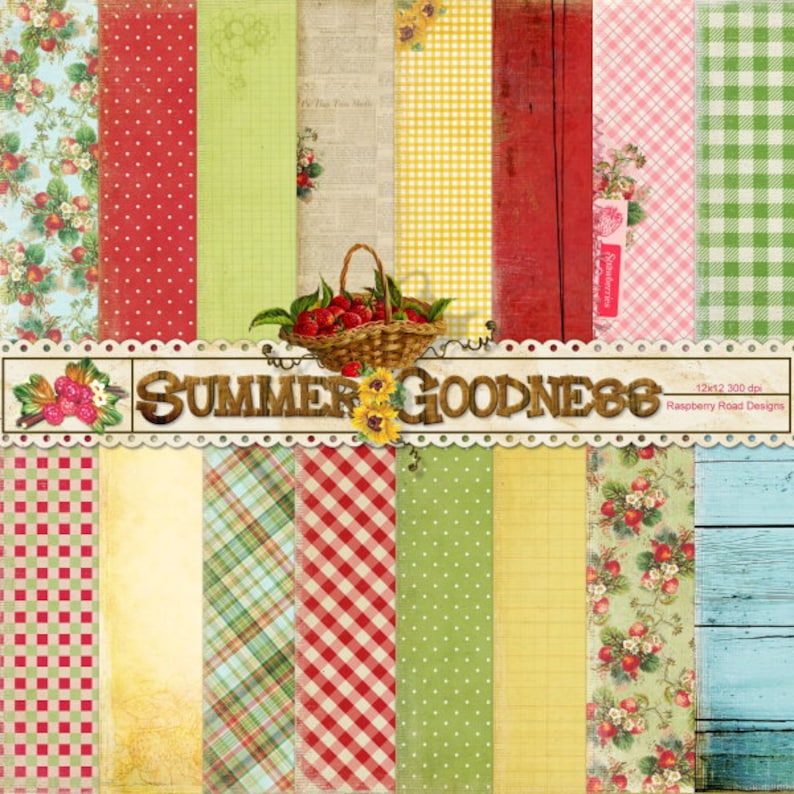 Summer Goodness Paper Set