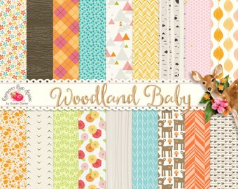 Woodland Baby Paper Set 2