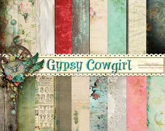 Gypsy Cowgirl Paper Set