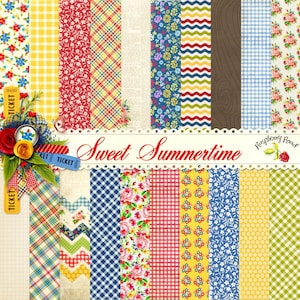 Sweet Summertime Paper Set