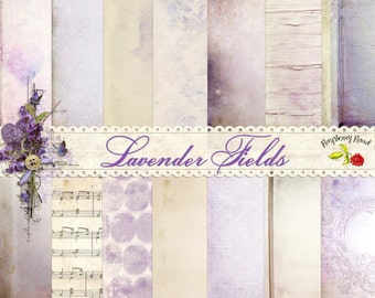 Lavender Fields Paper Set