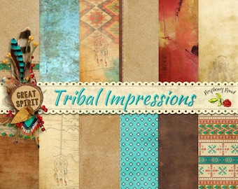 Tribal Impressions Paper Set