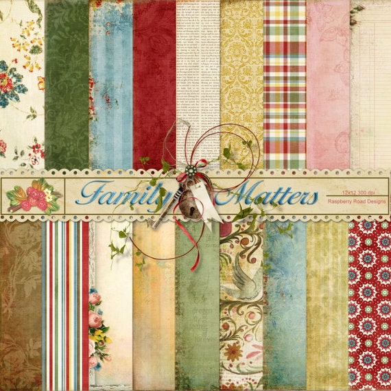 Family Matters Paper Set