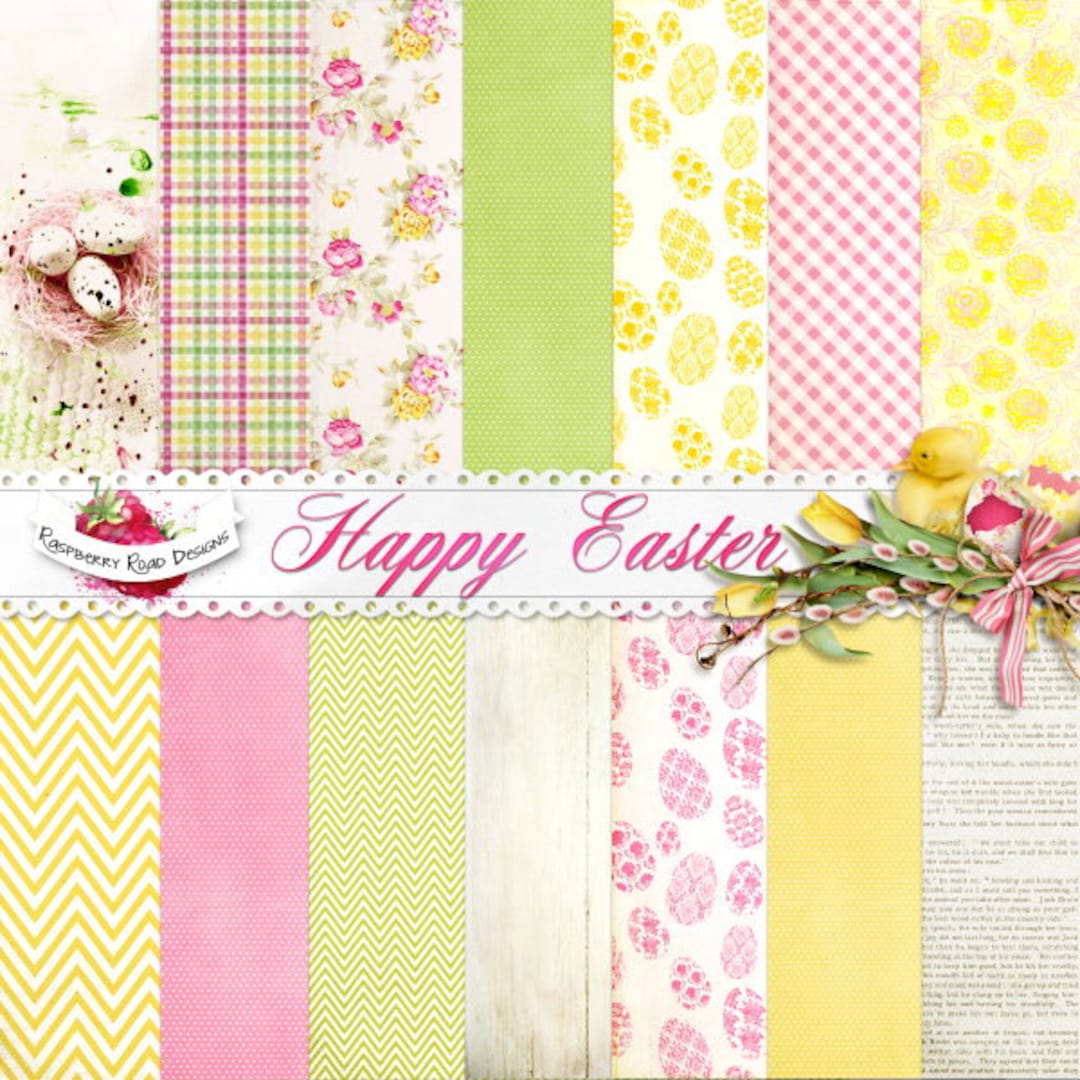 Happy Easter Paper Set - Etsy