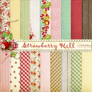 Zestaw do papieru Strawberry Hill