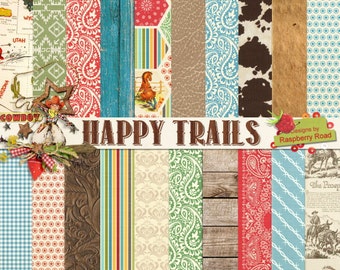 Happy Trails Papier Set