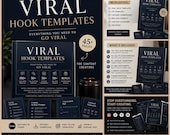 Viral Hook Templates Bundle | Canva Content Creator Kit (Digital Download)