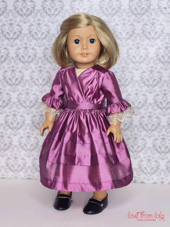 Doll dress, early 1900s, summer dress, historical fashion, 18 inch dolls