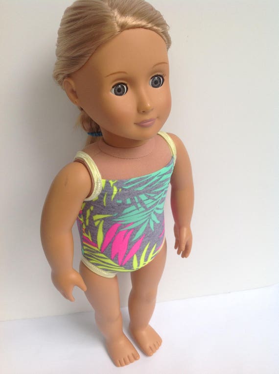 Gray swimsuit 18 inch doll swimwear doll swim suit Doll Etsy