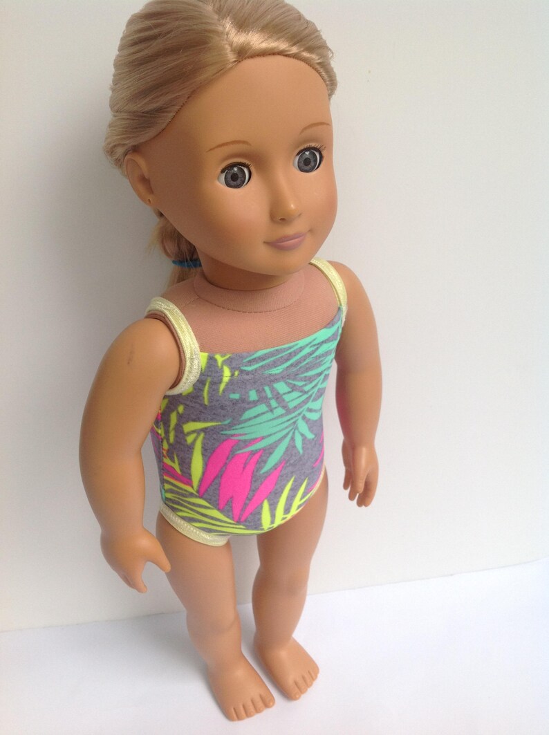 Gray swimsuit 18 inch doll swimwear doll swim suit Doll Etsy