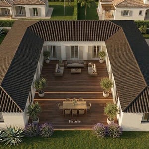 Maison U 97m2 avec 3 chambres