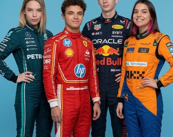 大人用と子供用のカスタムハンドメイド2026 F1レーシングスーツ – パーソナライズされたフォーミュラレーススーツ + 無料のグローブとバラクラバ