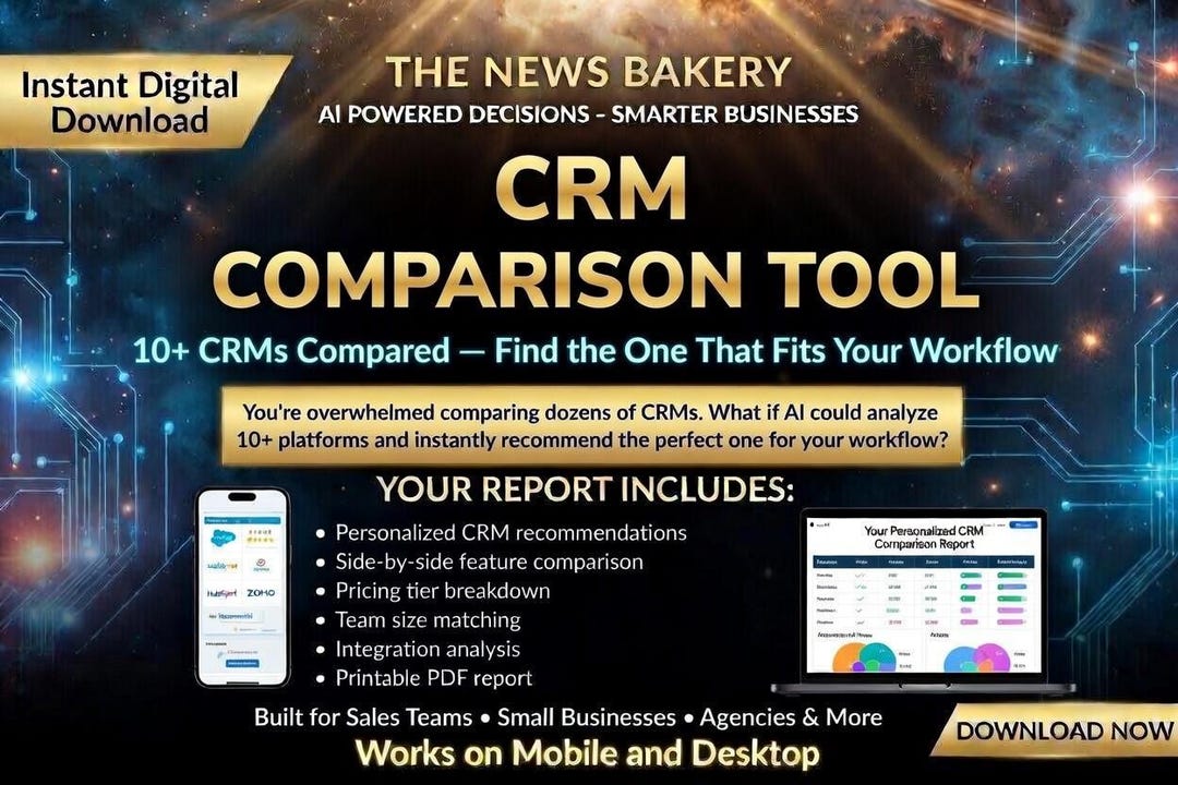 CRM Comparison Tool — Find Your PERFECT CRM, Small Business Customer ...