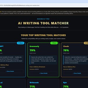 AI WRITING Tool Matcher for Small Business Owners — Stop Staring at a Blank Page — Web App (Digital Download) image 15