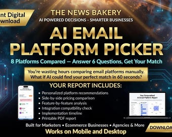 AI Email Platform Picker — Find Your PERFECT Email Marketing Tool, Small Business Recommender