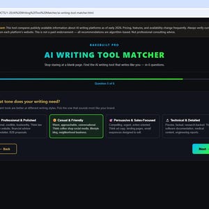 AI WRITING Tool Matcher for Small Business Owners — Stop Staring at a Blank Page — Web App (Digital Download) image 12