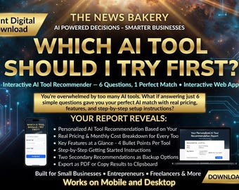 Which AI Tool Should I Try First? | INTERACTIVE Quiz for Small Business | Personalized AI Recommendation Tool