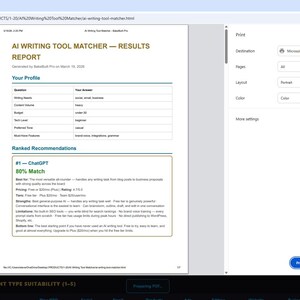 AI WRITING Tool Matcher for Small Business Owners — Stop Staring at a Blank Page — Web App (Digital Download) image 19