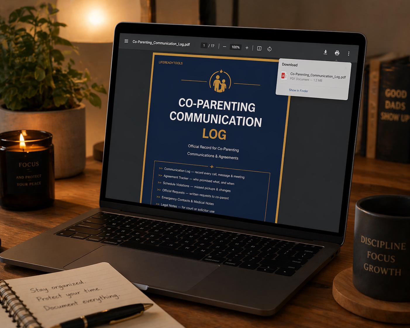 Co-parenting Communication Log Printable | Divorce Record Keeper ...