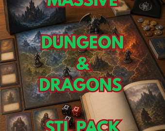 Massive Miniatures DnD STL Pack | 250000+ Archives | RPG Tabletop Digital Download