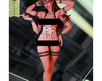 Sukuna Girl Jujutsu Kaisen STL Statue | Mature Anime Figure | 3D Print Model File