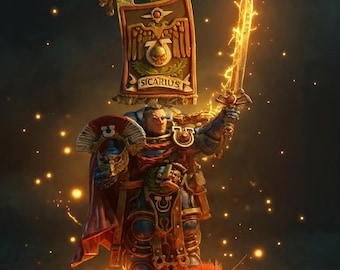 3D Printed Warhammer HQ Lord Ultimaris hero - Sicarius