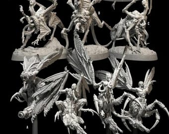 3D Printed Dark Horror Warband – The Great Hunger | 3D Printed
