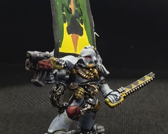 3D Printed Warhammer oldhammer hero wolf
