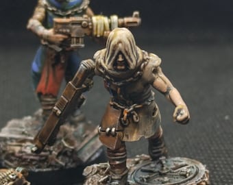 3D Printed Warhammer proxy hobby. Cawdor Hive Scum